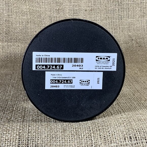 IKEA Dekorera Candlestick Dark Gray 9.5" Tapered Candle Holder - Picture 4 of 4